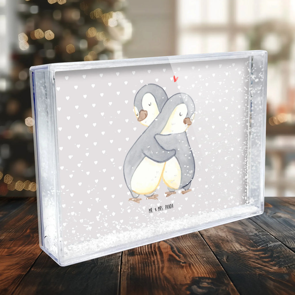 Schüttelrahmen Pinguine Kuscheln Liebe, Partner, Freund, Freundin, Ehemann, Ehefrau, Heiraten, Verlobung, Heiratsantrag, Liebesgeschenk, Jahrestag, Hocheitstag, Valentinstag, Geschenk für Frauen, Hochzeitstag, Mitbringsel, Geschenk für Freundin, Geschenk für Partner, Liebesbeweis, für Männer, für Ehemann