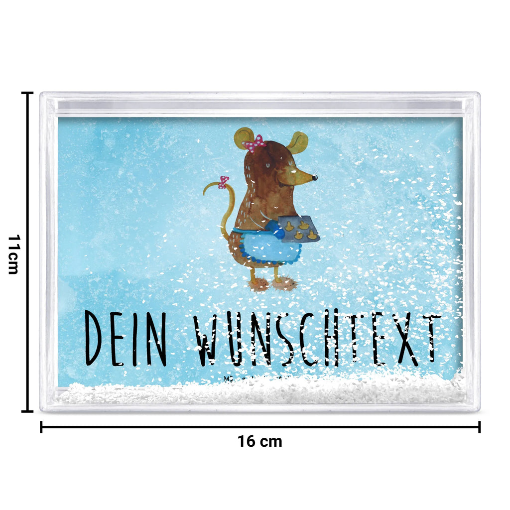 Personalisierter Schüttelrahmen Maus Kekse Winter, Weihnachten, Weihnachtsdeko, Nikolaus, Advent, Heiligabend, Wintermotiv, Maus, Kekse, backen, Weihnachtskekse, Plätzchen, Weihnachtsbäckerei, Chaosqueen