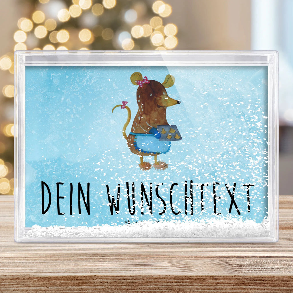 Personalisierter Schüttelrahmen Maus Kekse Winter, Weihnachten, Weihnachtsdeko, Nikolaus, Advent, Heiligabend, Wintermotiv, Maus, Kekse, backen, Weihnachtskekse, Plätzchen, Weihnachtsbäckerei, Chaosqueen