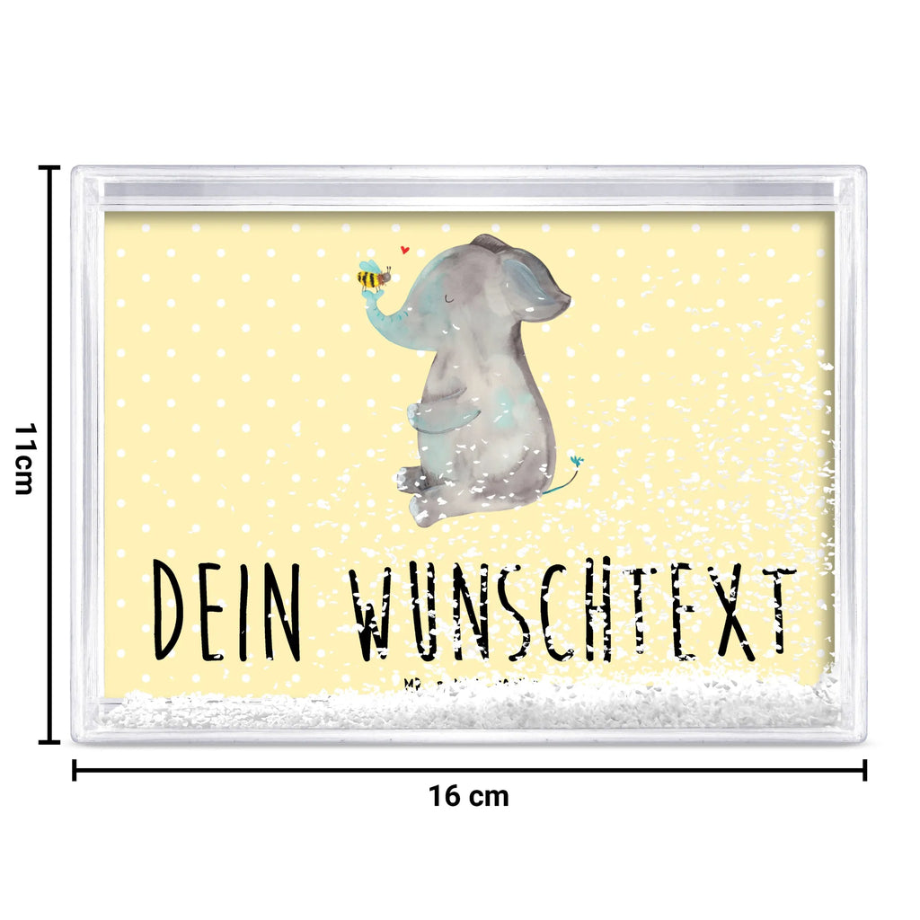 Personalisierter Schüttelrahmen Elefant Biene Tiermotive, Gute Laune, lustige Sprüche, Tiere, Elefant, Biene, Liebe, Liebesbeweis, Jahrestag, Liebesgeschenk, Heiratsantrag, Hochzeitsgeschenk, Liebesspruch