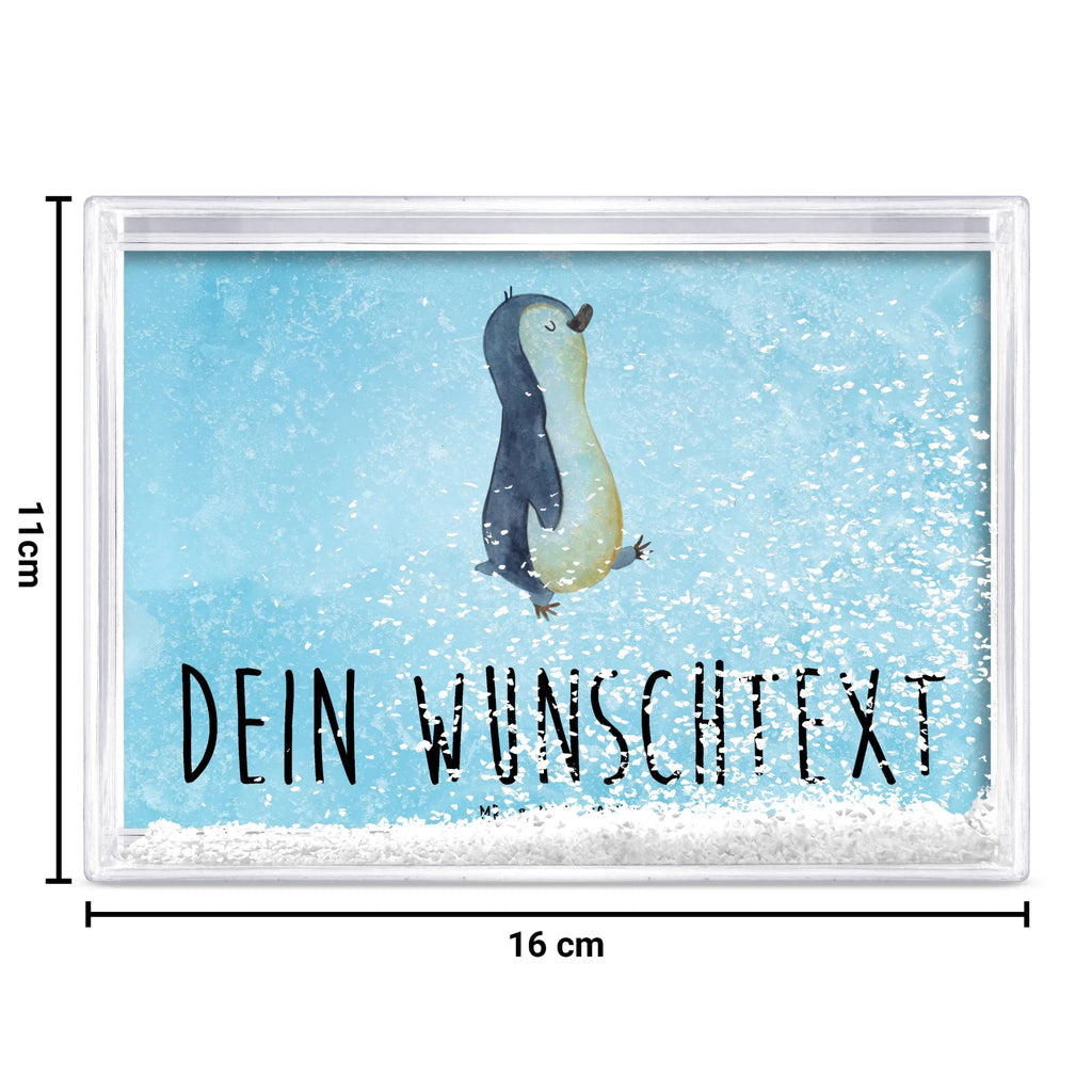 Personalisierter Schüttelrahmen Pinguin marschieren Pinguin, Pinguine, Frühaufsteher, Langschläfer, Bruder, Schwester, Familie