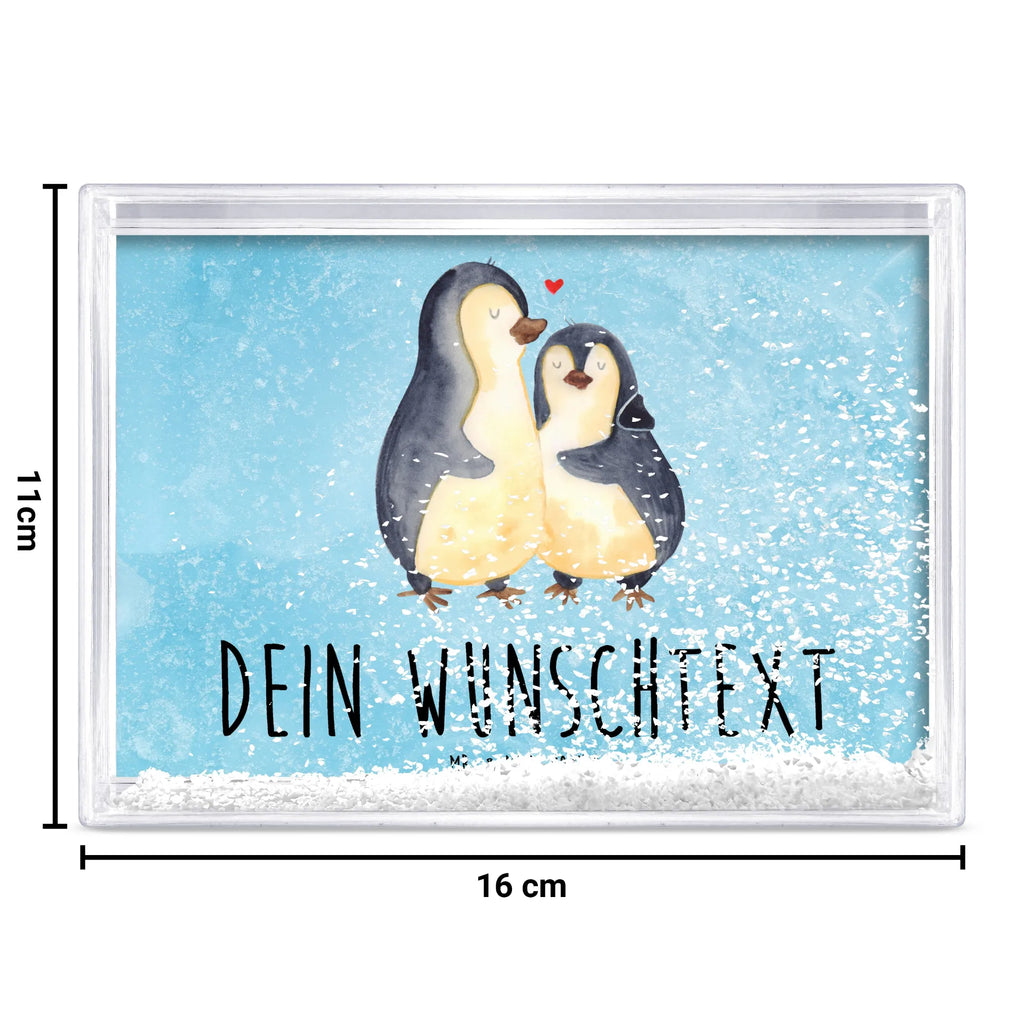 Personalisierter Schüttelrahmen Pinguin umarmen Pinguin, Liebe, Liebespaar, Liebesbeweis, Liebesgeschenk, Verlobung, Jahrestag, Hochzeitstag, Hochzeit, Hochzeitsgeschenk