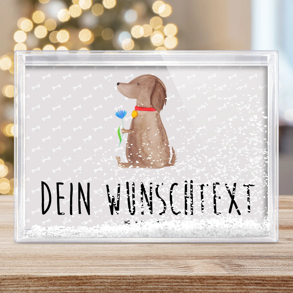 Personalisierter Schüttelrahmen Hund Blume Hund, Hundemotiv, Haustier, Hunderasse, Tierliebhaber, Hundebesitzer, Sprüche, Hunde, Frauchen, Hundeliebe