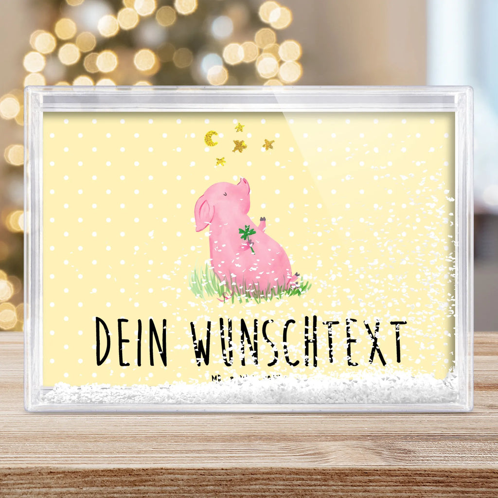 Personalisierter Schüttelrahmen Schwein Glück Tiermotive, Gute Laune, lustige Sprüche, Tiere, Glücksschwein. Glück, Schwein, Schweinchen, Sterne, Sernchen, Ziele, Träume, Motivation, Glücksbringer