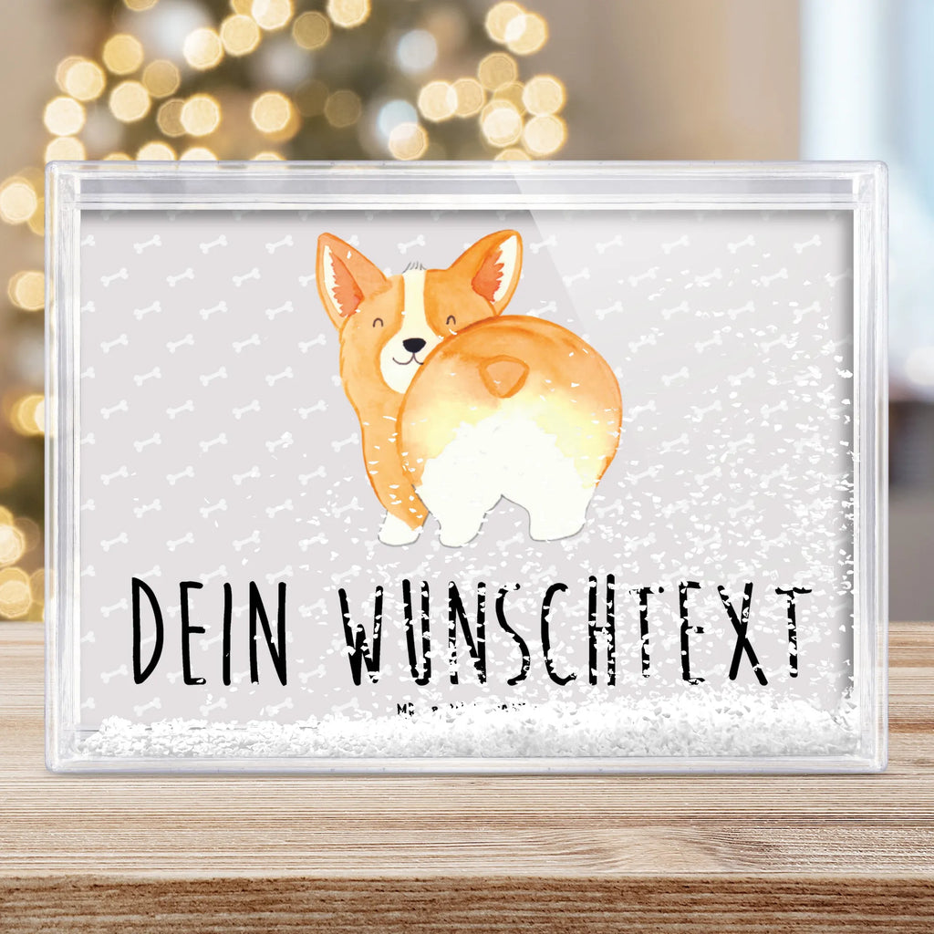 Personalisierter Schüttelrahmen Corgi Po Hund, Hundemotiv, Haustier, Hunderasse, Tierliebhaber, Hundebesitzer, Sprüche, Corgie, Hundeliebe, Motivation, Selbstliebe, Spruch