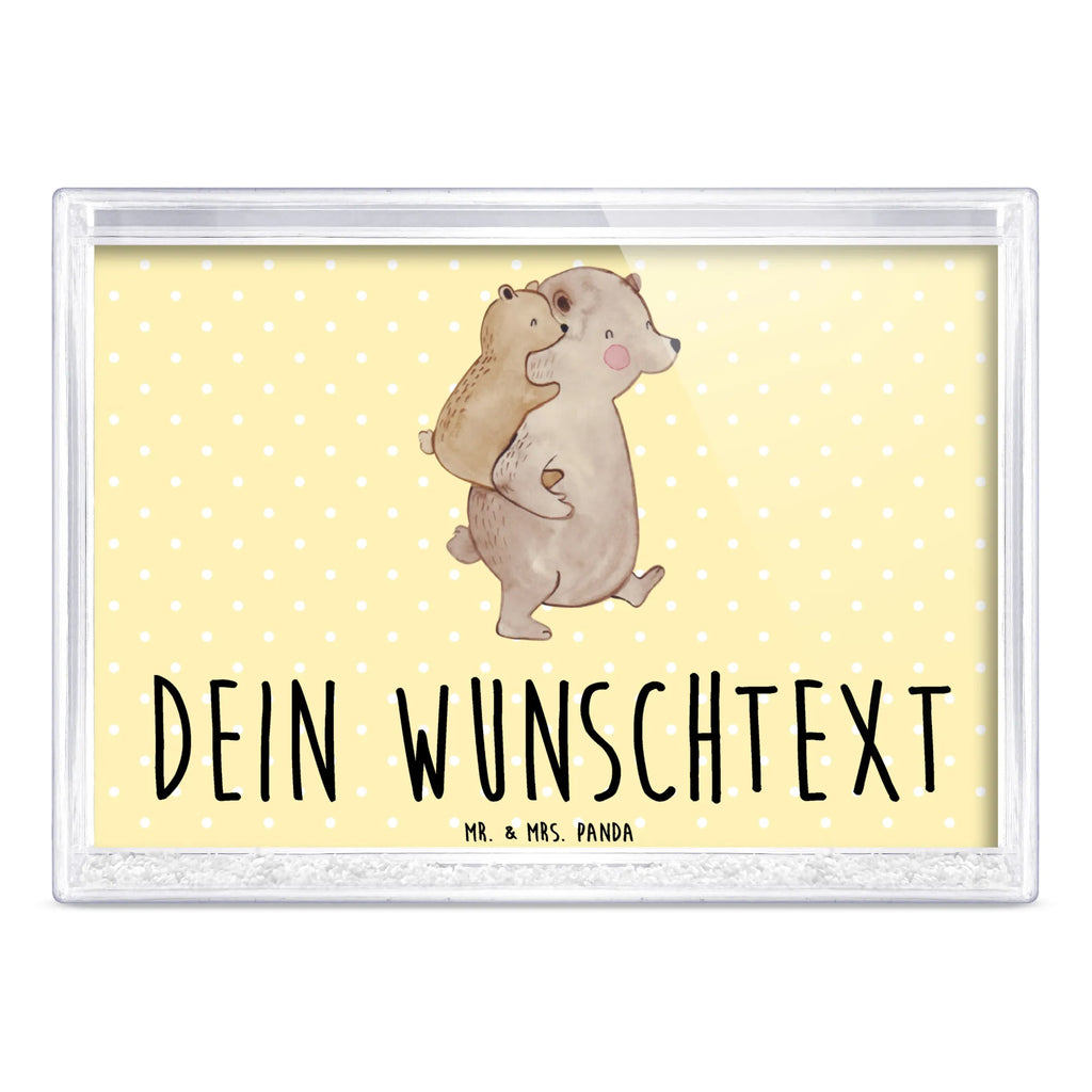 Personalisierter Schüttelrahmen Papa Bär Familie, Vatertag, Muttertag, Bruder, Schwester, Mama, Papa, Oma, Opa, Geschenk, Vater, Papi, Vati, Onkel, Geburtstag