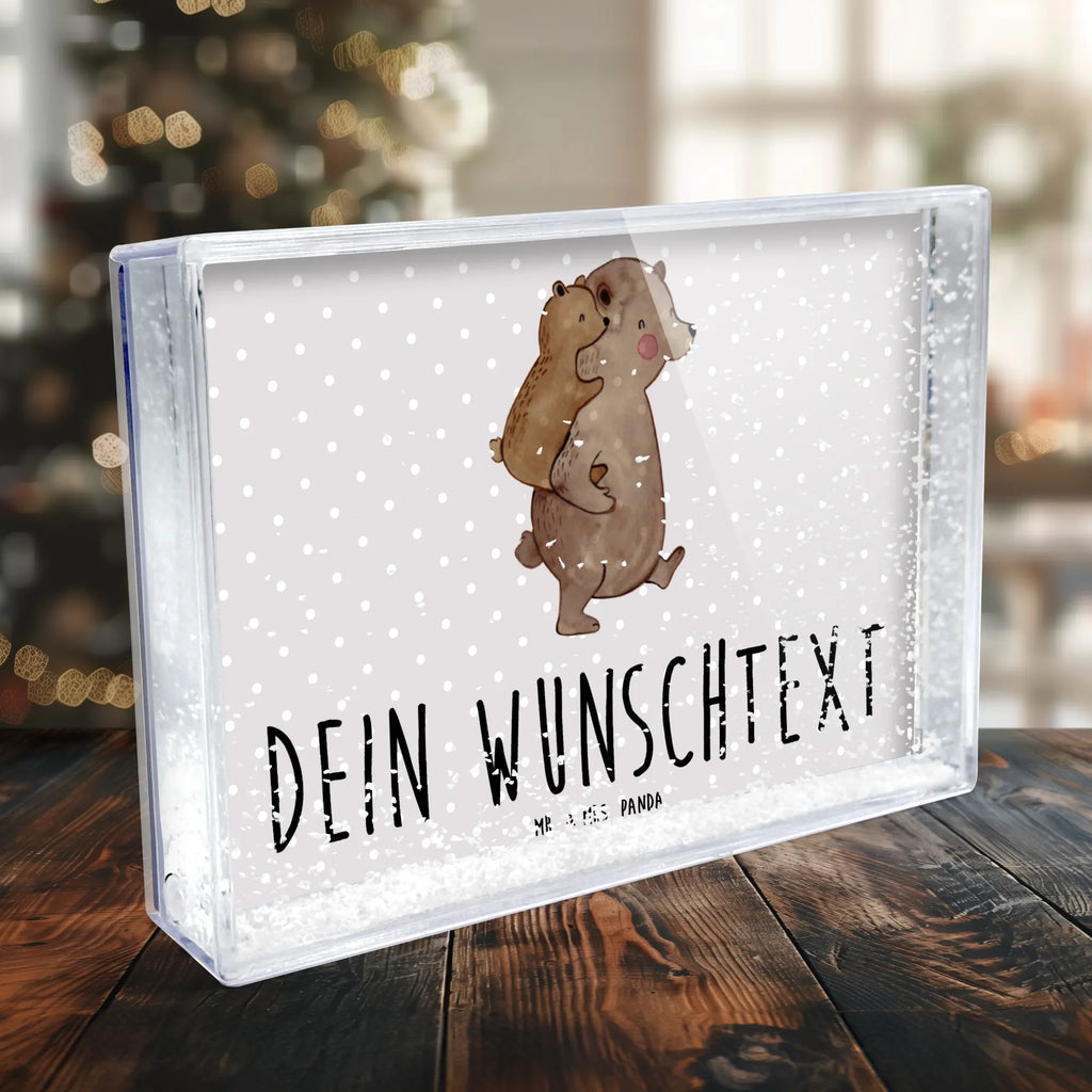 Personalisierter Schüttelrahmen Papa Bär Familie, Vatertag, Muttertag, Bruder, Schwester, Mama, Papa, Oma, Opa, Geschenk, Vater, Papi, Vati, Onkel, Geburtstag