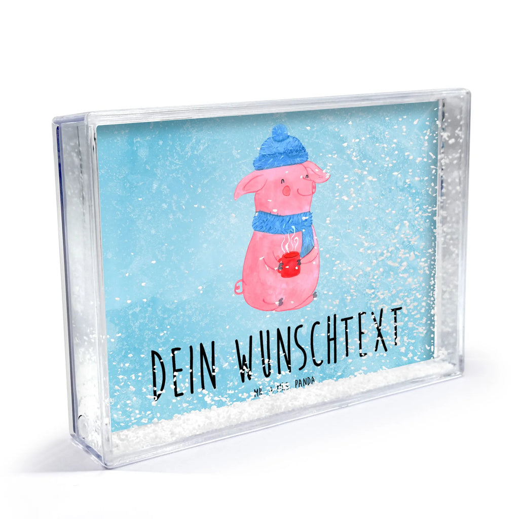 Personalisierter Schüttelrahmen Schweinchen Glühwein Winter, Weihnachten, Weihnachtsdeko, Nikolaus, Advent, Heiligabend, Wintermotiv, Glühwein, Betrunken, Weihnachtsmarkt, Spruch