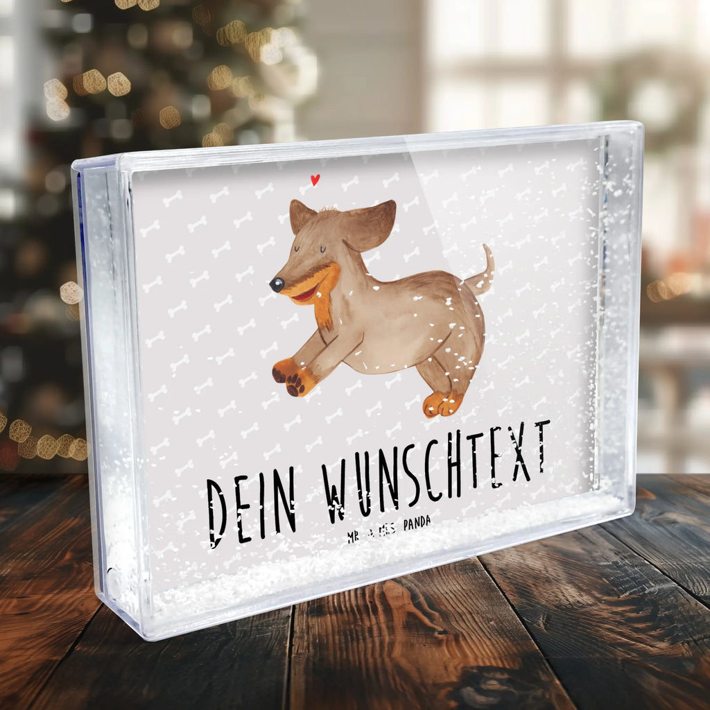 Personalisierter Schüttelrahmen Hund Dackel Hund, Hundemotiv, Haustier, Hunderasse, Tierliebhaber, Hundebesitzer, Sprüche, Hunde, Dackel, Dachshund, happy dog