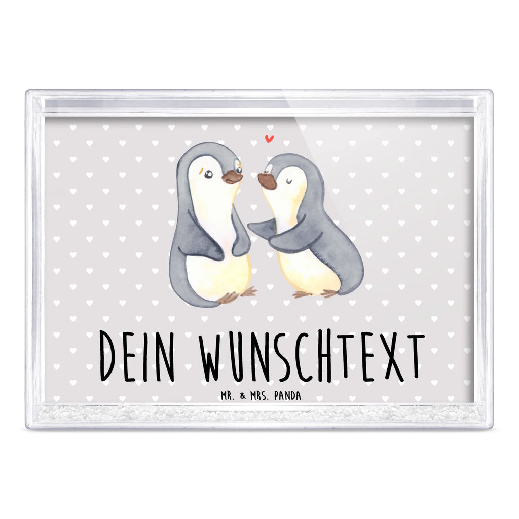 Personalisierter Schüttelrahmen Pinguine trösten Liebe, Partner, Freund, Freundin, Ehemann, Ehefrau, Heiraten, Verlobung, Heiratsantrag, Liebesgeschenk, Jahrestag, Hocheitstag, Valentinstag, Geschenk für Frauen, Hochzeitstag, Mitbringsel, Geschenk für Freundin, Geschenk für Partner, Liebesbeweis, für Männer, für Ehemann