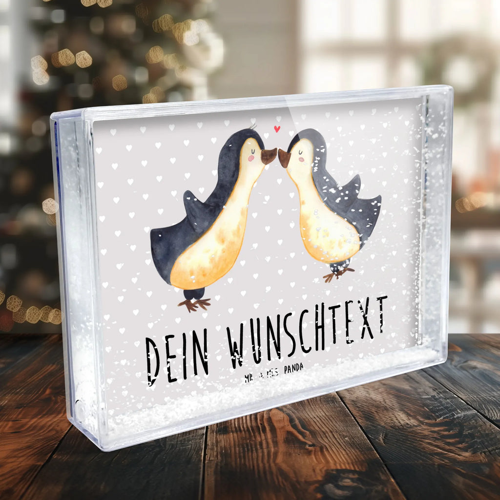 Personalisierter Schüttelrahmen Pinguine Kuss Liebe, Partner, Freund, Freundin, Ehemann, Ehefrau, Heiraten, Verlobung, Heiratsantrag, Liebesgeschenk, Jahrestag, Hocheitstag, Valentinstag, Geschenk für Frauen, Hochzeitstag, Mitbringsel, Geschenk für Freundin, Geschenk für Partner, Liebesbeweis, für Männer, für Ehemann