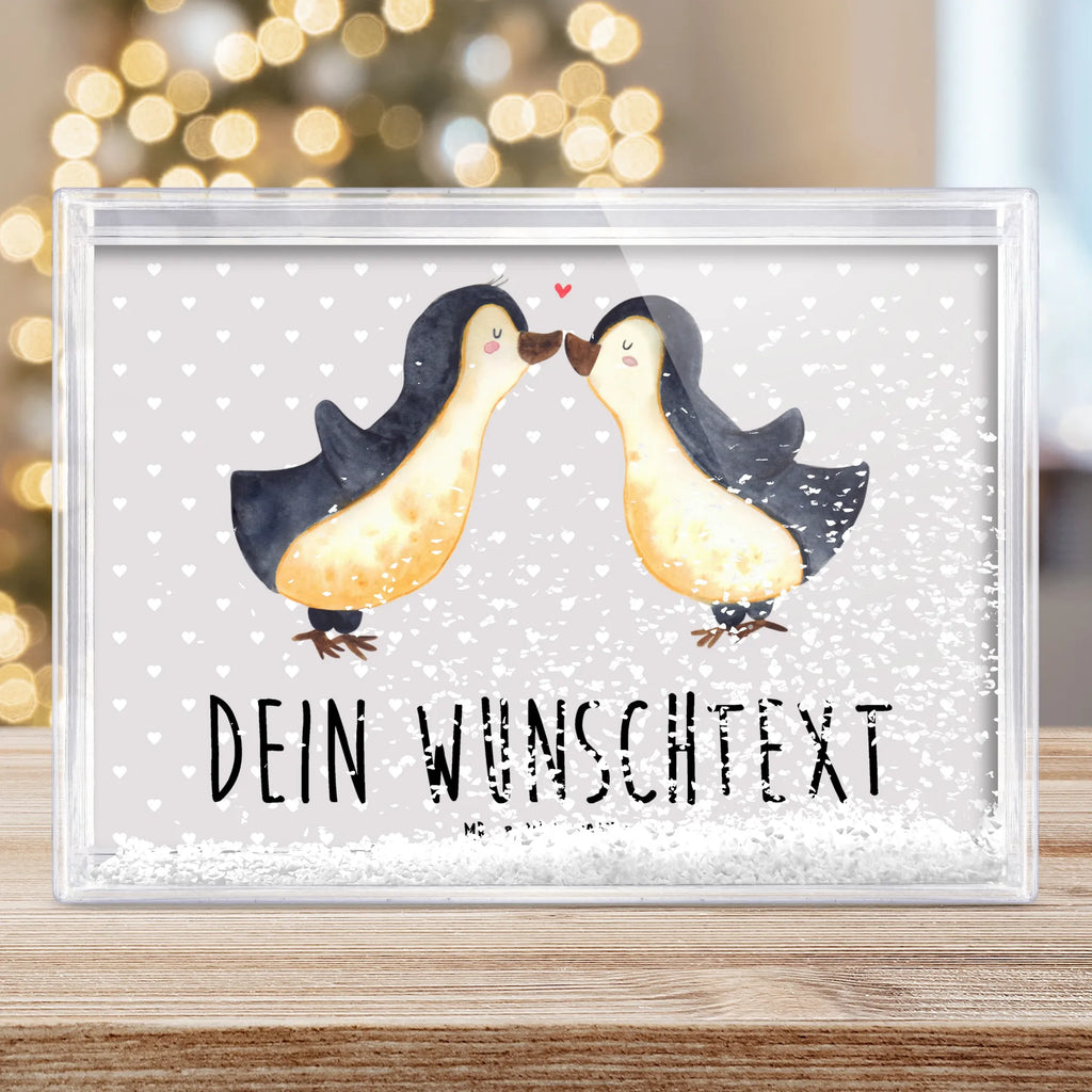 Personalisierter Schüttelrahmen Pinguine Kuss Liebe, Partner, Freund, Freundin, Ehemann, Ehefrau, Heiraten, Verlobung, Heiratsantrag, Liebesgeschenk, Jahrestag, Hocheitstag, Valentinstag, Geschenk für Frauen, Hochzeitstag, Mitbringsel, Geschenk für Freundin, Geschenk für Partner, Liebesbeweis, für Männer, für Ehemann