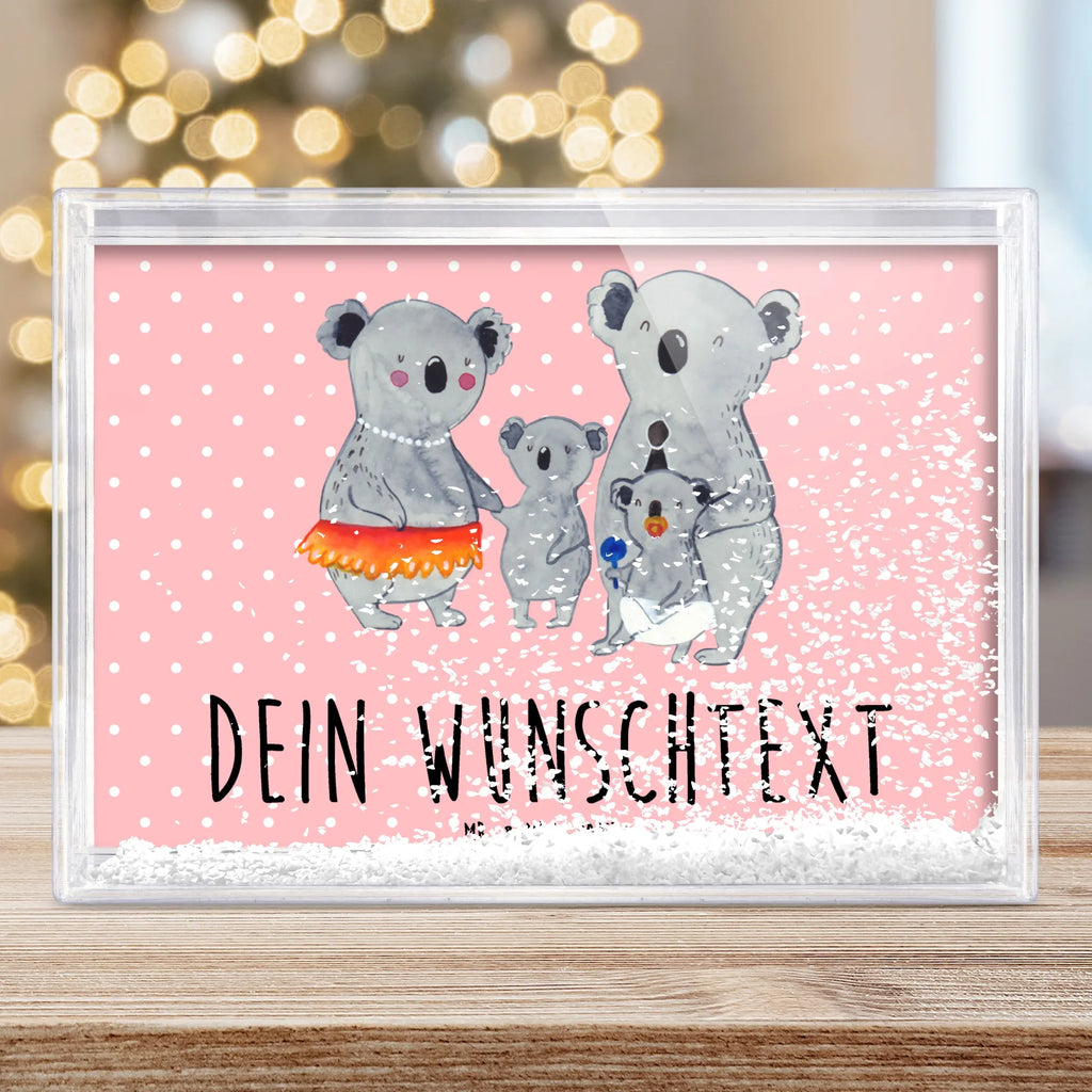 Personalisierter Schüttelrahmen Koala Familie Familie, Vatertag, Muttertag, Bruder, Schwester, Mama, Papa, Oma, Opa, Koala, Koalas, Family, Kinder, Geschwister, Familienleben