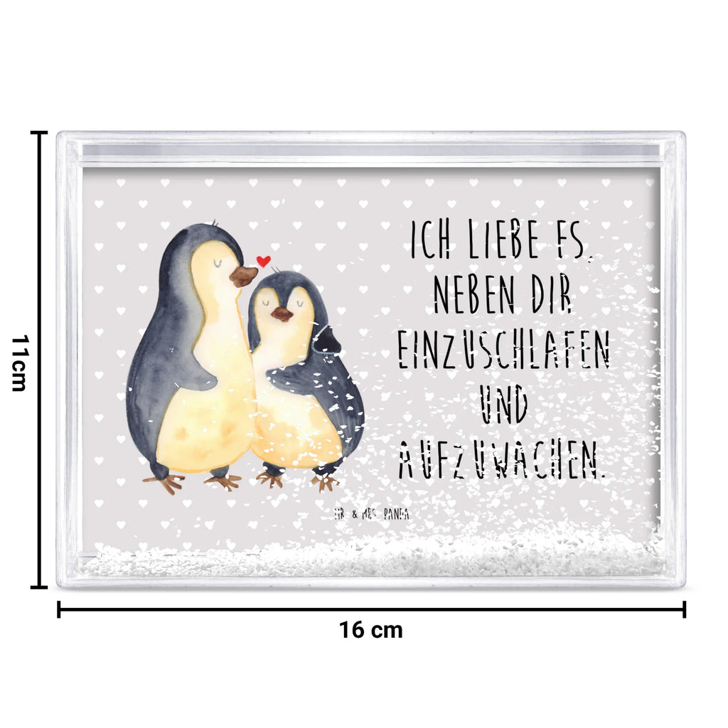 Schüttelrahmen Pinguine Einschlafen Liebe, Partner, Freund, Freundin, Ehemann, Ehefrau, Heiraten, Verlobung, Heiratsantrag, Liebesgeschenk, Jahrestag, Hocheitstag, Valentinstag, Geschenk für Frauen, Hochzeitstag, Mitbringsel, Geschenk für Freundin, Geschenk für Partner, Liebesbeweis, für Männer, für Ehemann