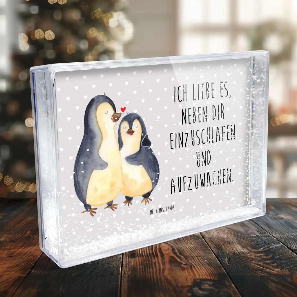 Schüttelrahmen Pinguine Einschlafen Liebe, Partner, Freund, Freundin, Ehemann, Ehefrau, Heiraten, Verlobung, Heiratsantrag, Liebesgeschenk, Jahrestag, Hocheitstag, Valentinstag, Geschenk für Frauen, Hochzeitstag, Mitbringsel, Geschenk für Freundin, Geschenk für Partner, Liebesbeweis, für Männer, für Ehemann