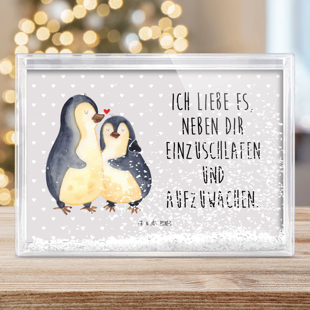 Schüttelrahmen Pinguine Einschlafen Liebe, Partner, Freund, Freundin, Ehemann, Ehefrau, Heiraten, Verlobung, Heiratsantrag, Liebesgeschenk, Jahrestag, Hocheitstag, Valentinstag, Geschenk für Frauen, Hochzeitstag, Mitbringsel, Geschenk für Freundin, Geschenk für Partner, Liebesbeweis, für Männer, für Ehemann