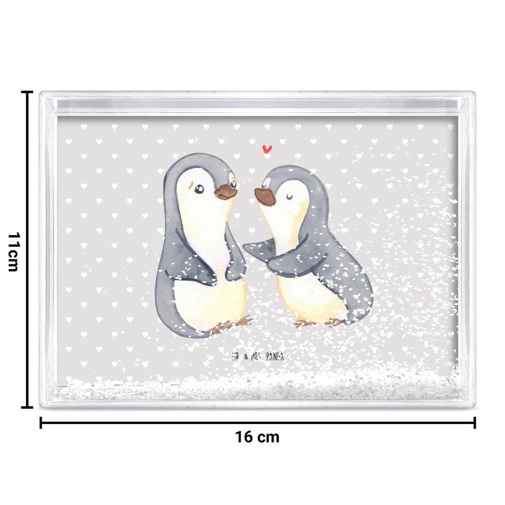 Schüttelrahmen Pinguine trösten Liebe, Partner, Freund, Freundin, Ehemann, Ehefrau, Heiraten, Verlobung, Heiratsantrag, Liebesgeschenk, Jahrestag, Hocheitstag, Valentinstag, Geschenk für Frauen, Hochzeitstag, Mitbringsel, Geschenk für Freundin, Geschenk für Partner, Liebesbeweis, für Männer, für Ehemann