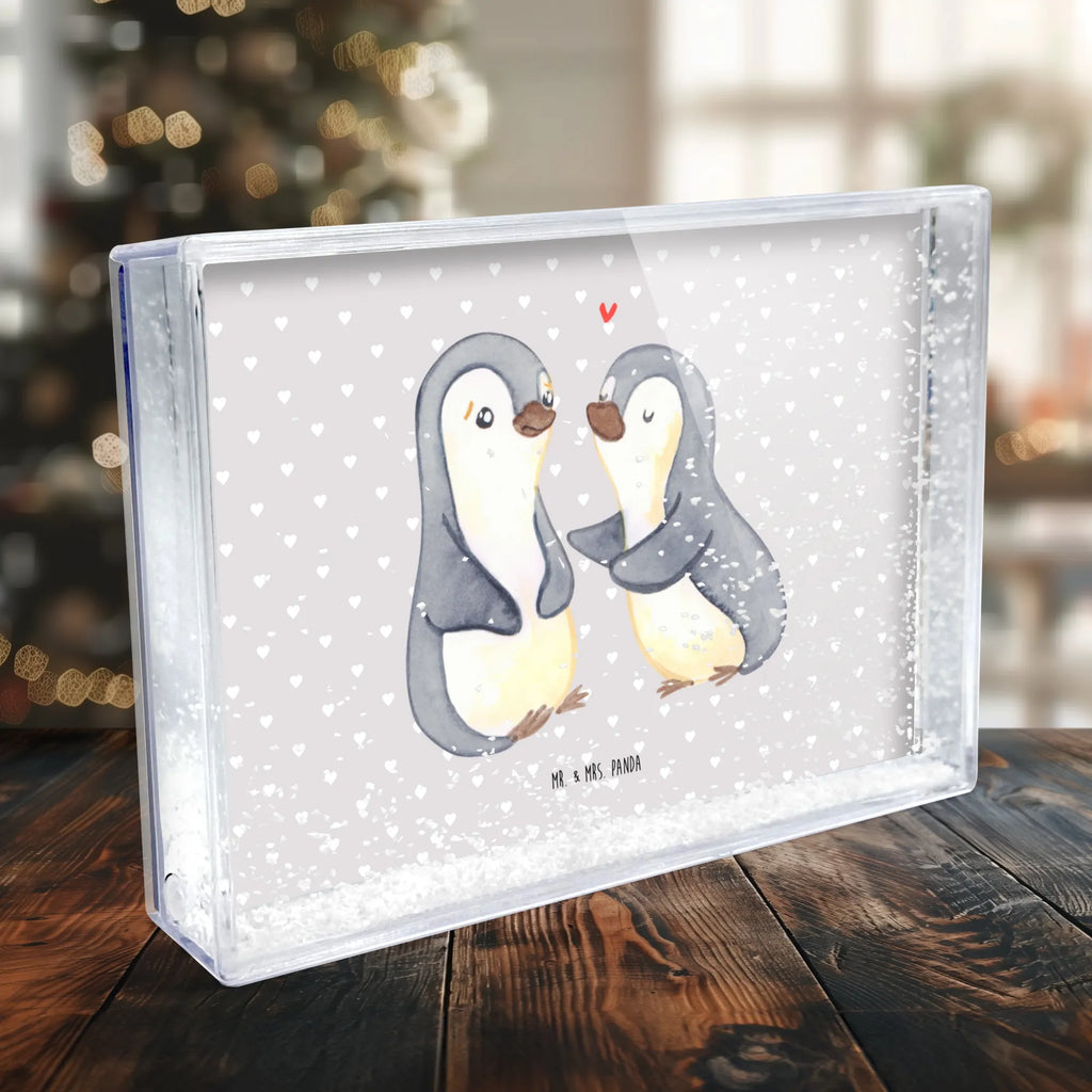 Schüttelrahmen Pinguine trösten Liebe, Partner, Freund, Freundin, Ehemann, Ehefrau, Heiraten, Verlobung, Heiratsantrag, Liebesgeschenk, Jahrestag, Hocheitstag, Valentinstag, Geschenk für Frauen, Hochzeitstag, Mitbringsel, Geschenk für Freundin, Geschenk für Partner, Liebesbeweis, für Männer, für Ehemann