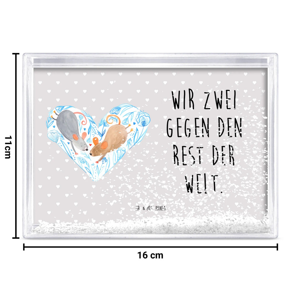 Schüttelrahmen Mäuse Herz Liebe, Partner, Freund, Freundin, Ehemann, Ehefrau, Heiraten, Verlobung, Heiratsantrag, Liebesgeschenk, Jahrestag, Hocheitstag, Maus, Mäuse, Liebesbotschaft, Liebesbeweis, Hochzeit, Lieblingsmensch, Gemeinsamkeit, Love, Geschenk für zwei