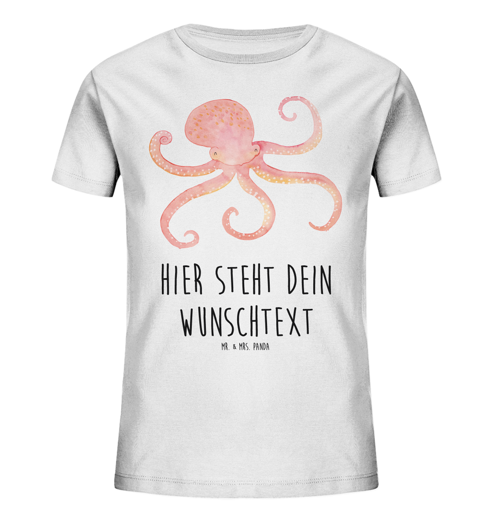 Personalisiertes Kinder T-Shirt Tintenfisch Personalisiertes Kinder T-Shirt, Tiermotive, Gute Laune, lustige Sprüche, Tiere, Meer, Meerestier, Krake, Tintenfisch, Arme, Wasser, Ozean