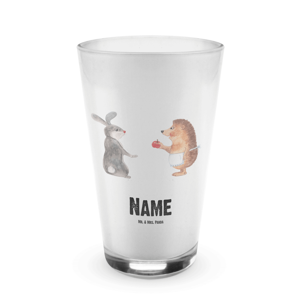 Personalisiertes Glas Liebe ist nie ohne Schmerz Bedrucktes Glas, Glas mit Namen, Namensglas, Glas personalisiert, Name, Bedrucken, Tiermotive, Gute Laune, lustige Sprüche, Tiere, Igel und Hase, Igel, Hase, Liebe Spruch, Liebeskummer Geschenk, Herzschmerz, Trösten, Trennungsschmerz, Spruch romantisch