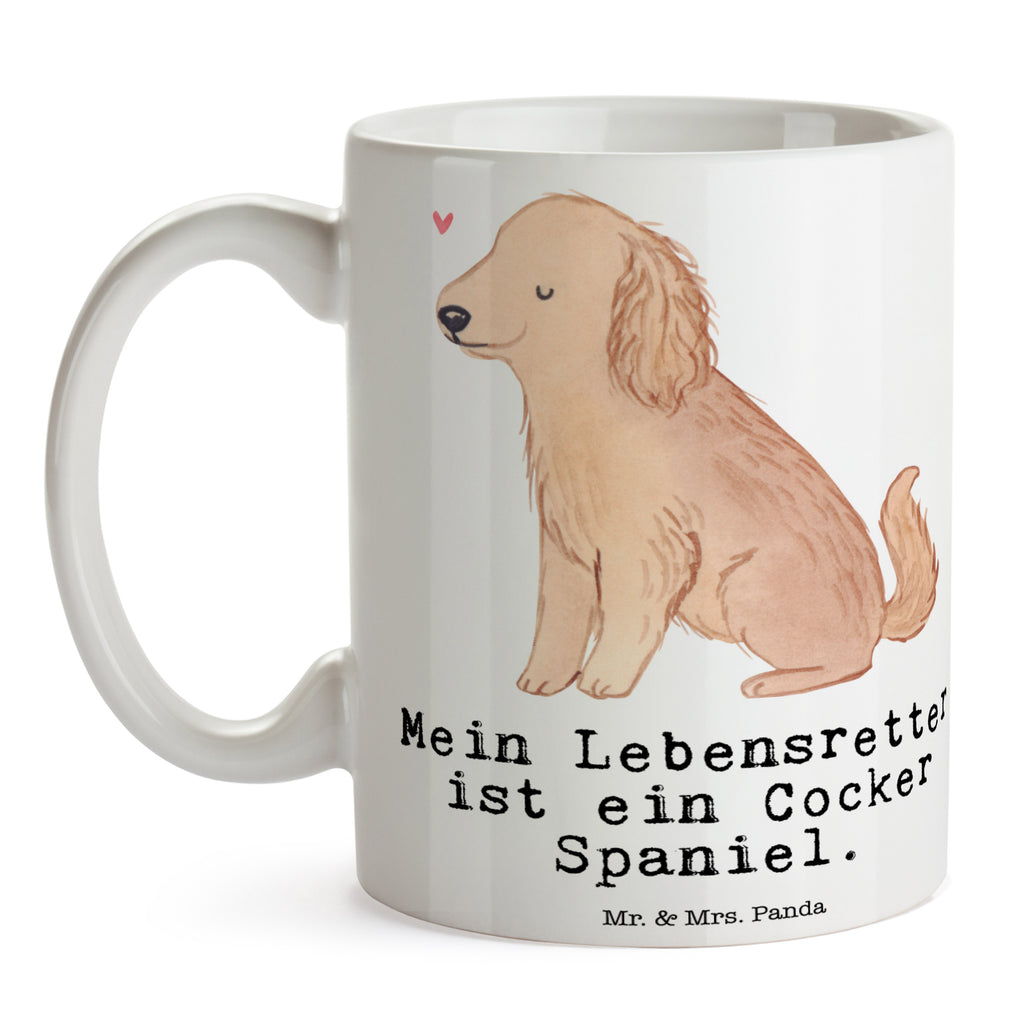 Tasse Cocker Spaniel Lebensretter Tasse, Kaffeetasse, Teetasse, Becher, Kaffeebecher, Teebecher, Keramiktasse, Porzellantasse, Büro Tasse, Geschenk Tasse, Tasse Sprüche, Tasse Motive, Kaffeetassen, Tasse bedrucken, Designer Tasse, Cappuccino Tassen, Schöne Teetassen, Hund, Hunderasse, Rassehund, Hundebesitzer, Geschenk, Tierfreund, Schenken, Welpe, Englische Cockerspaniel, Cocker Spaniel