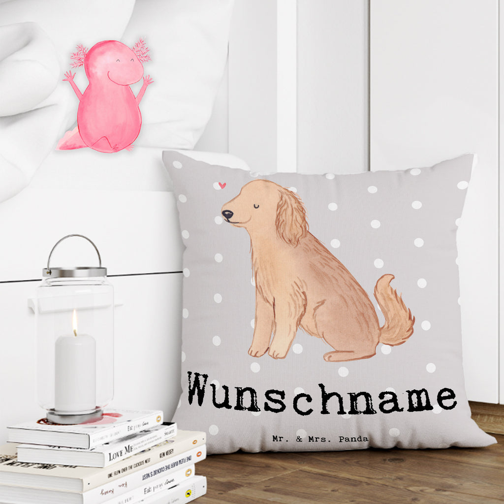 Personalisiertes Kissen Cocker Spaniel Lebensretter Kissen, personalisiert, Name, Wunschname, bedrucken, Kopfkissen, Hund, Hunderasse, Rassehund, Hundebesitzer, Geschenk, Tierfreund, Schenken, Welpe, Englische Cockerspaniel, Cocker Spaniel