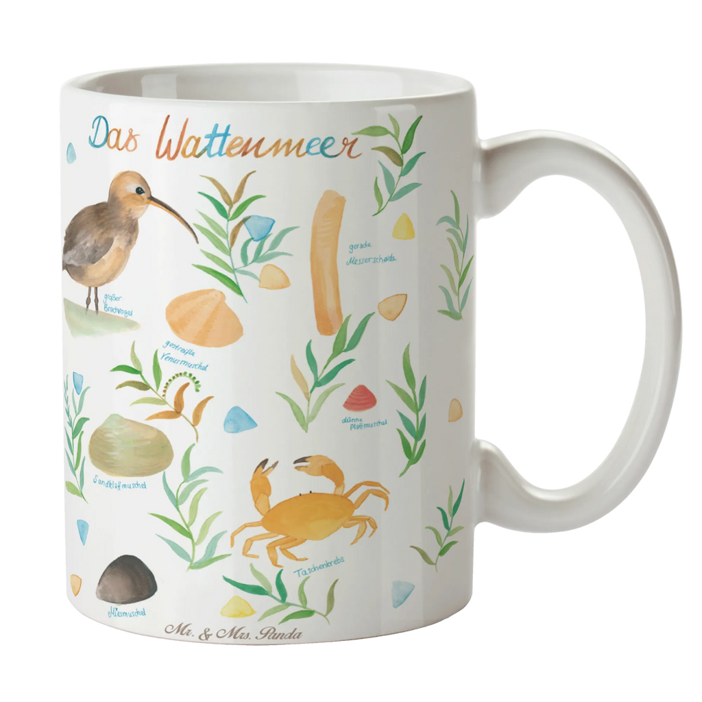 Tasse Wattenmeer Tasse, Kaffeetasse, Teetasse, Becher, Kaffeebecher, Teebecher, Keramiktasse, Porzellantasse, Büro Tasse, Geschenk Tasse, Tasse Sprüche, Tasse Motive, Kaffeetassen, Tasse bedrucken, Designer Tasse, Cappuccino Tassen, Schöne Teetassen, Blumen Deko, Frühlings Deko, Sommer Deko, Dekoration, positive Botschaft, Naturliebhaber, Outdoor, Natur, Abenteuer, Wattenmeer, Vögel, Meer, See, Nordsee, Ostsee, Muschel, Natur Motiv, Watt, Deko Badezimmer, Ebbe, Flut, Geschenk Maritim