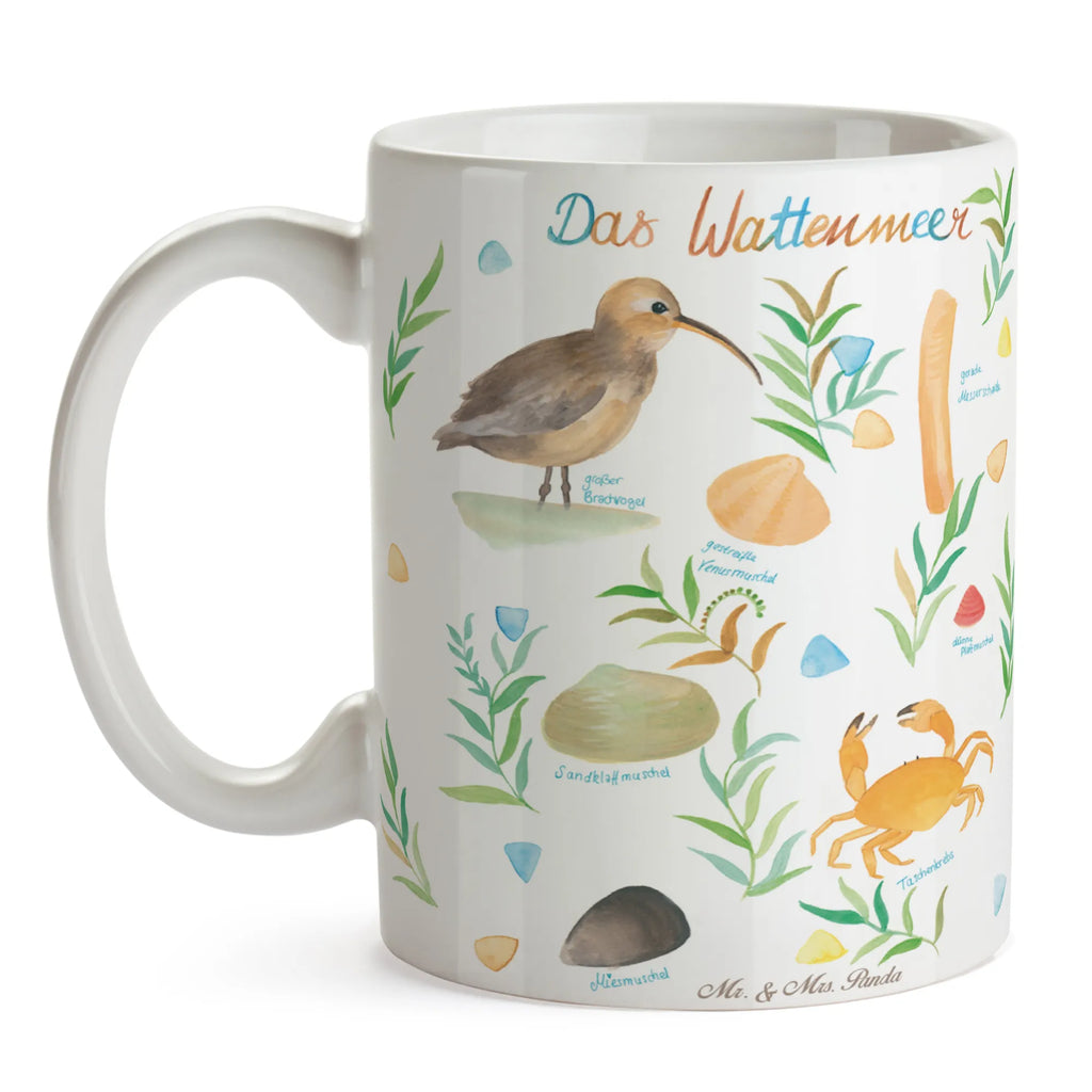 Tasse Wattenmeer Tasse, Kaffeetasse, Teetasse, Becher, Kaffeebecher, Teebecher, Keramiktasse, Porzellantasse, Büro Tasse, Geschenk Tasse, Tasse Sprüche, Tasse Motive, Kaffeetassen, Tasse bedrucken, Designer Tasse, Cappuccino Tassen, Schöne Teetassen, Blumen Deko, Frühlings Deko, Sommer Deko, Dekoration, positive Botschaft, Naturliebhaber, Outdoor, Natur, Abenteuer, Wattenmeer, Vögel, Meer, See, Nordsee, Ostsee, Muschel, Natur Motiv, Watt, Deko Badezimmer, Ebbe, Flut, Geschenk Maritim