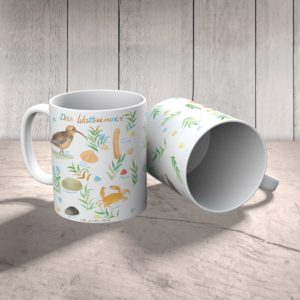 Tasse Wattenmeer Tasse, Kaffeetasse, Teetasse, Becher, Kaffeebecher, Teebecher, Keramiktasse, Porzellantasse, Büro Tasse, Geschenk Tasse, Tasse Sprüche, Tasse Motive, Kaffeetassen, Tasse bedrucken, Designer Tasse, Cappuccino Tassen, Schöne Teetassen, Blumen Deko, Frühlings Deko, Sommer Deko, Dekoration, positive Botschaft, Naturliebhaber, Outdoor, Natur, Abenteuer, Wattenmeer, Vögel, Meer, See, Nordsee, Ostsee, Muschel, Natur Motiv, Watt, Deko Badezimmer, Ebbe, Flut, Geschenk Maritim