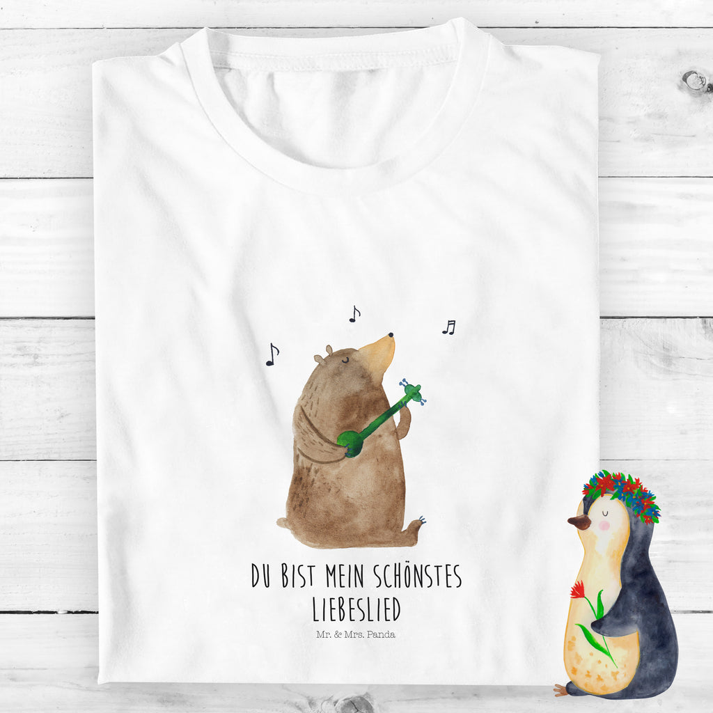 Organic Kinder T-Shirt Bär Lied Kinder T-Shirt, Kinder T-Shirt Mädchen, Kinder T-Shirt Jungen, Bär, Teddy, Teddybär, Bärchen, Bear, Liebeslied, Lied, Song, Valentinstag, Valentine, Geschenk, Partner, Liebe, Freundin, Frau, Herz, Spruch