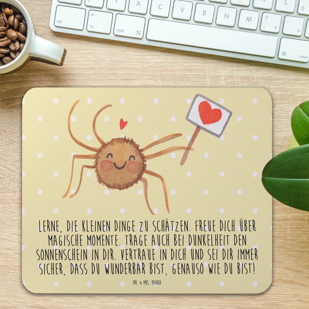 Mauspad Spinne Agathe Motivation Mousepad, Computer zubehör, Büroausstattung, PC Zubehör, Arbeitszimmer, Mauspad, Einzigartiges Mauspad, Designer Mauspad, Mausunterlage, Mauspad Büro, Spinne Agathe, Spinne, Agathe, Videos, Merchandise, Motivation, Glück, Liebe, Vertrauen, Dankeschön