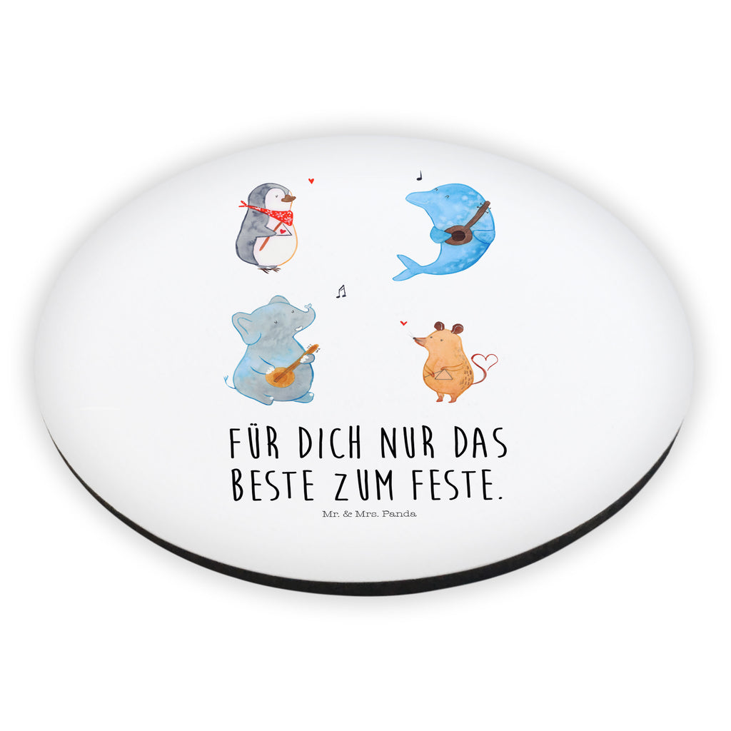 Rund Magnet Big Band Kühlschrankmagnet, Pinnwandmagnet, Souvenir Magnet, Motivmagnete, Dekomagnet, Whiteboard Magnet, Notiz Magnet, Kühlschrank Dekoration, Tiermotive, Gute Laune, lustige Sprüche, Tiere, Hund, Pinguin, Maus, Elefant, Delfin, Gitarre, Band, Triangel, Musikanten, Musik