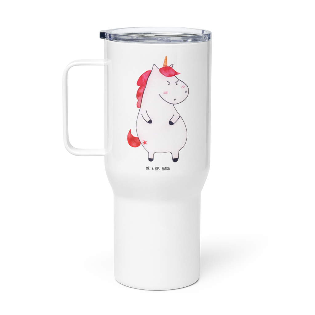 XXL Thermobecher Einhorn Wut Thermobecher, XL Thermobecher, Reisebecher, XL Reisetasse, Großer Thermobecher, Autobecher, Jumbo Becher, Einhorn, Einhörner, Einhorn Deko, Pegasus, Unicorn, Realität, Ansage, lustlos, nein, Büro, Arbeit, wütend, dumme Fragen, lustig, Spaß, Geschenk