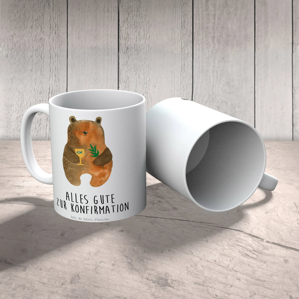 Tasse Konfirmation-Bär Tasse, Kaffeetasse, Teetasse, Becher, Kaffeebecher, Teebecher, Keramiktasse, Porzellantasse, Büro Tasse, Geschenk Tasse, Tasse Sprüche, Tasse Motive, Kaffeetassen, Tasse bedrucken, Designer Tasse, Cappuccino Tassen, Schöne Teetassen, Bär, Teddy, Teddybär, Konfirmation, Kirche, evangelisch, Gottesdienst