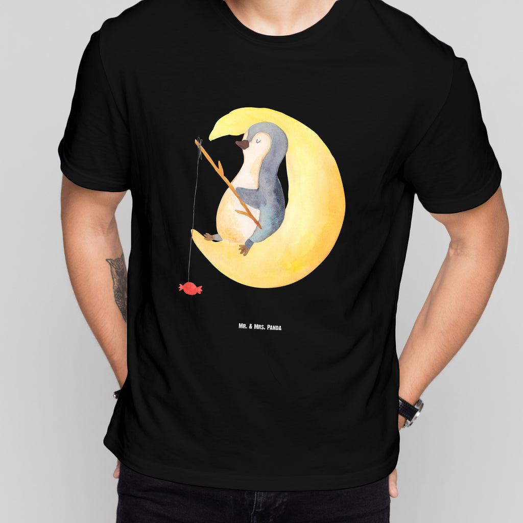 T-Shirt Standard Pinguin Mond T-Shirt, Shirt, Tshirt, Lustiges T-Shirt, T-Shirt mit Spruch, Party, Junggesellenabschied, Jubiläum, Geburstag, Herrn, Damen, Männer, Frauen, Schlafshirt, Nachthemd, Sprüche, Pinguin, Pinguine, Spruch, schlafen, Nachtruhe, Einschlafen, Schlafzimmer, Schlafstörungen, Gästezimmer