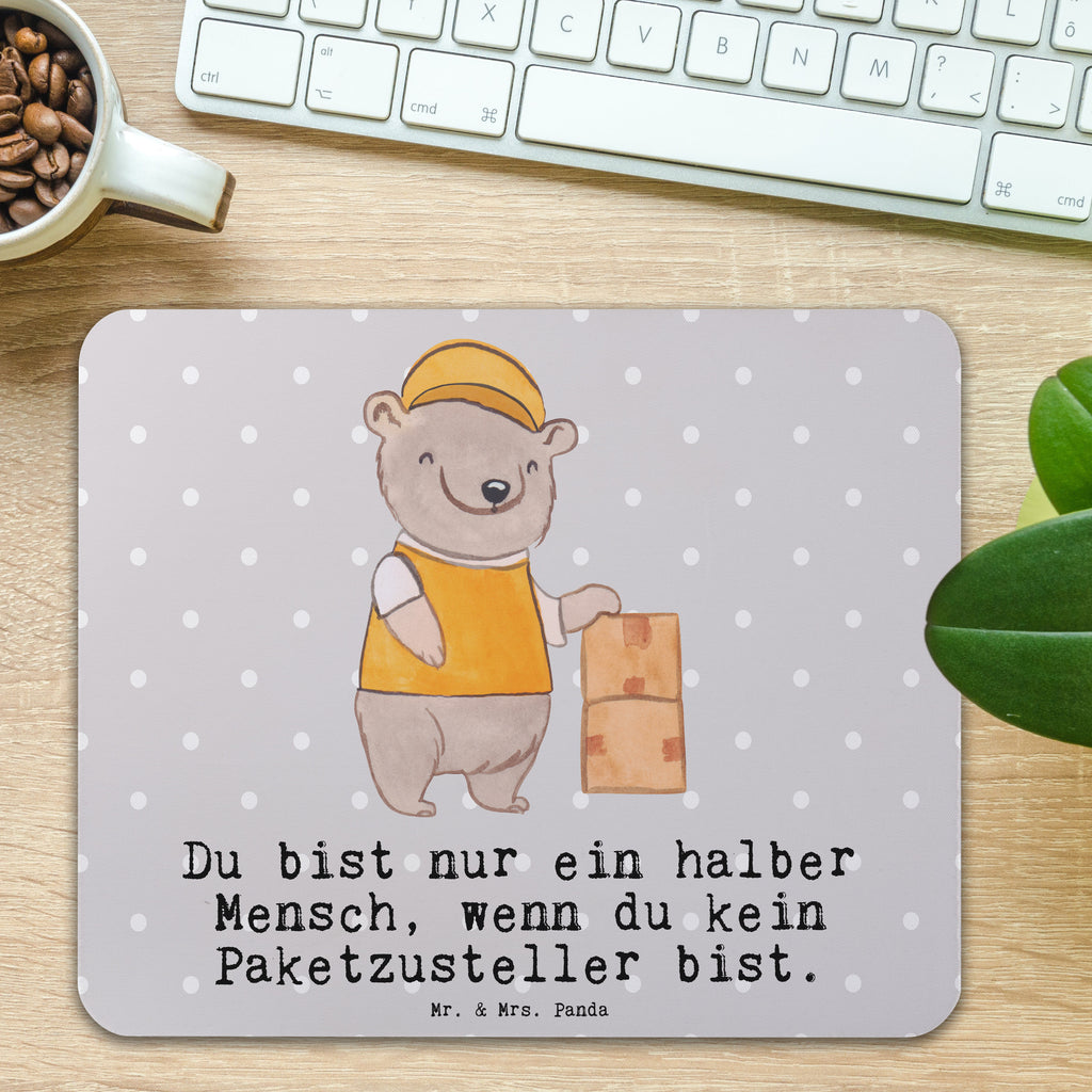 Mauspad Paketzusteller mit Herz Mousepad, Computer zubehör, Büroausstattung, PC Zubehör, Arbeitszimmer, Mauspad, Einzigartiges Mauspad, Designer Mauspad, Mausunterlage, Mauspad Büro, Beruf, Ausbildung, Jubiläum, Abschied, Rente, Kollege, Kollegin, Geschenk, Schenken, Arbeitskollege, Mitarbeiter, Firma, Danke, Dankeschön, Paketzusteller, Paketbote, Zustellservice Pakete