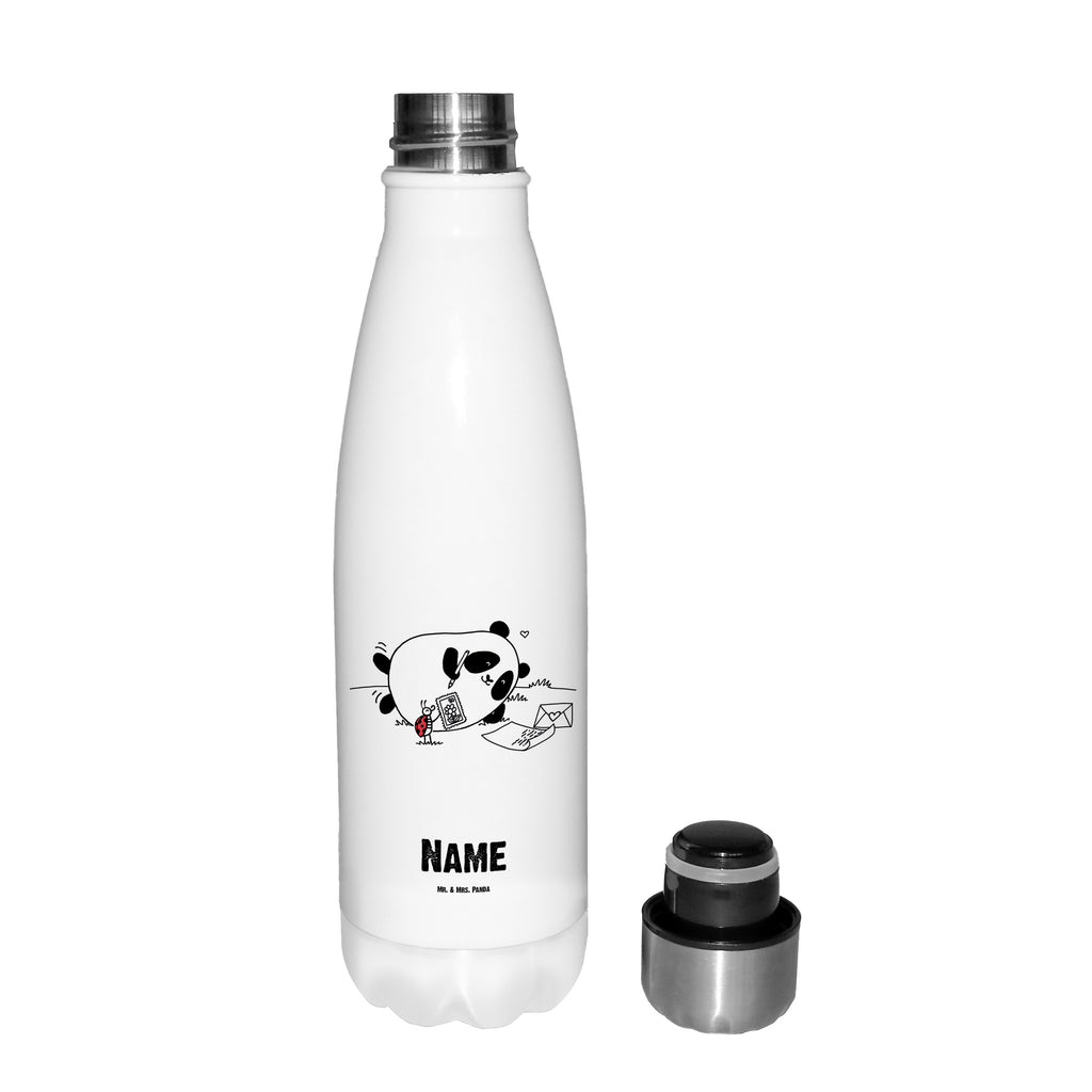 Personalisierte Thermosflasche Easy & Peasy Vermissen Personalisierte Isolierflasche, Personalisierte Thermoflasche, Personalisierte Trinkflasche, Trinkflasche Mit Namen, Wunschname, Bedrucken, Namensflasche