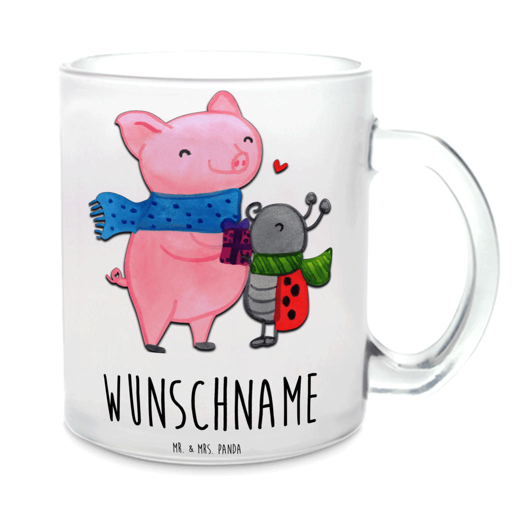 Personalisierte Teetasse Glühschwein Smörle Personalisierte Teetasse, Personalisiertes Teeglas, Personalisierter Teebecher, Personalisierte Glas Teetasse, Personalisierte Teetasse aus Glas, Teetasse mit Namen, Teeglas mit Namen, Teebecher mit Namen, Glas Teetasse mit Namen, Teetasse aus Glas mit Namen, Teetasse Wunschname, Teetasse selbst gestalten., Winter, Weihnachten, Weihnachtsdeko, Nikolaus, Advent, Heiligabend, Wintermotiv, Handgezeichnetes Glühschwein, Kreatives Glühschwein Design, Winterlicher Glühwein Spruch, Glühwein Liebhaber Geschenk, Herzliches Marienkäfer Motiv, Marienkäfer in Winterkleidung, Glühwein ist köstlich Spruch, Smörle der stolze Marienkäfer, Süßer Marienkäfer gibt Geschenk, Romantische Geschenkidee Glühwein