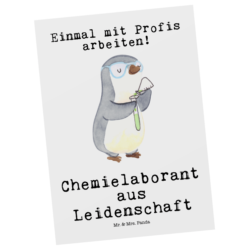 Postkarte Chemielaborant aus Leidenschaft Postkarte, Karte, Geschenkkarte, Grußkarte, Einladung, Ansichtskarte, Geburtstagskarte, Einladungskarte, Dankeskarte, Ansichtskarten, Einladung Geburtstag, Einladungskarten Geburtstag, Beruf, Ausbildung, Jubiläum, Abschied, Rente, Kollege, Kollegin, Geschenk, Schenken, Arbeitskollege, Mitarbeiter, Firma, Danke, Dankeschön, Chemiker, Chemielaborant, Naturwissenschaftler, Labor, Studium, Forschung, Wissenschaftler