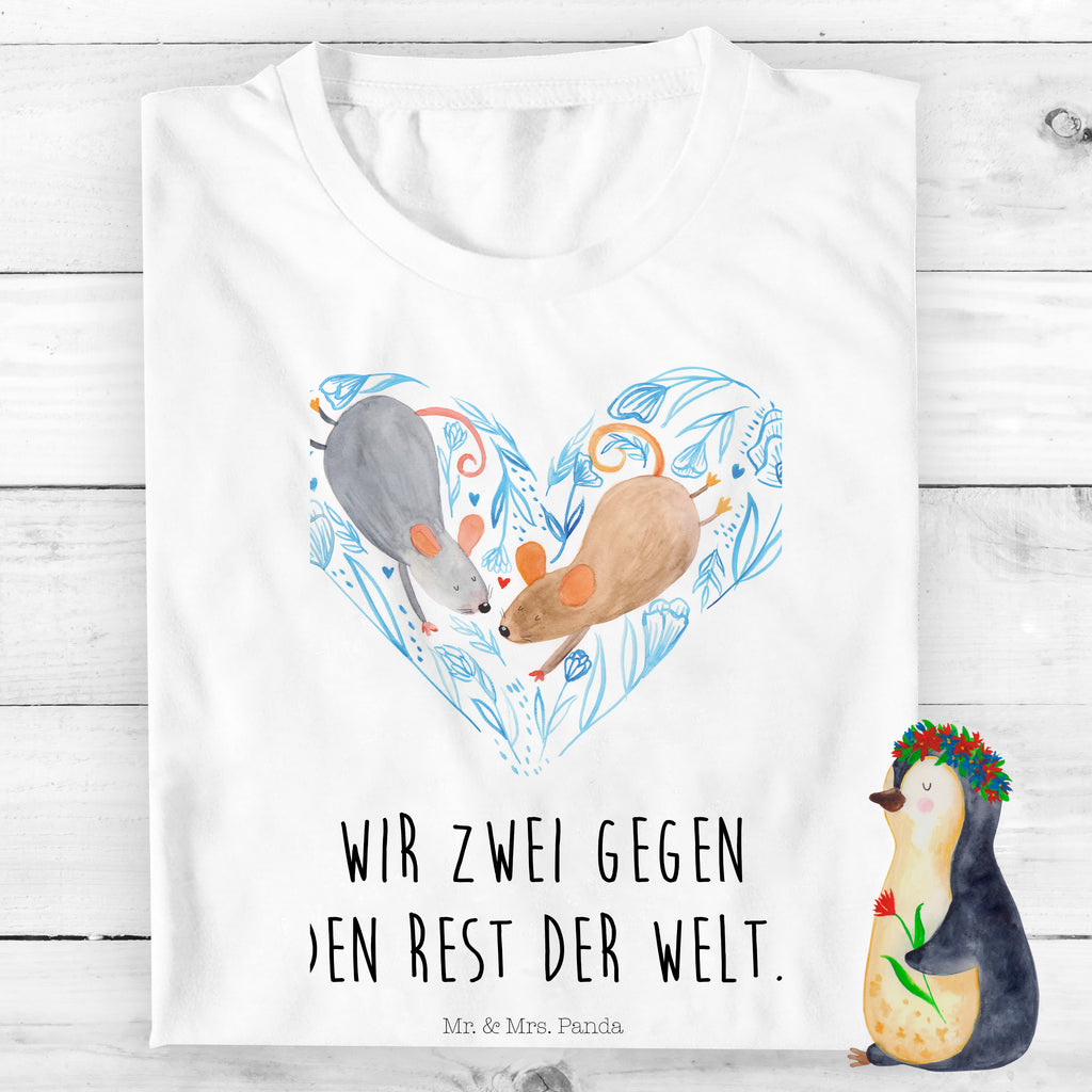 Organic Kinder T-Shirt Mäuse Herz Kinder T-Shirt, Kinder T-Shirt Mädchen, Kinder T-Shirt Jungen, Liebe, Partner, Freund, Freundin, Ehemann, Ehefrau, Heiraten, Verlobung, Heiratsantrag, Liebesgeschenk, Jahrestag, Hocheitstag, Maus, Mäuse, Liebesbotschaft, Liebesbeweis, Hochzeit, Lieblingsmensch, Gemeinsamkeit, Love, Geschenk für zwei