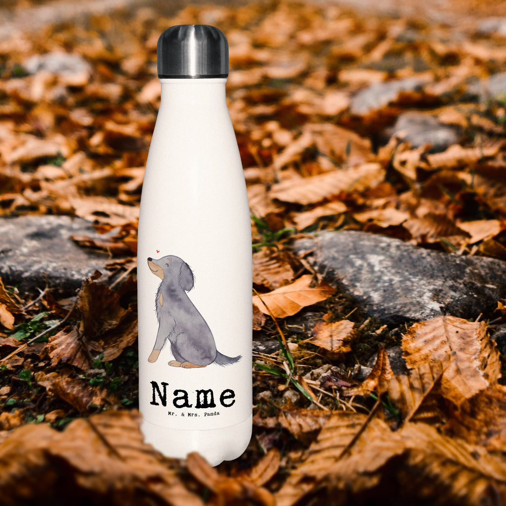 Personalisierte Thermosflasche Gordon Setter Lebensretter Personalisierte Isolierflasche, Personalisierte Thermoflasche, Personalisierte Trinkflasche, Trinkflasche Mit Namen, Wunschname, Bedrucken, Namensflasche, Hund, Hunderasse, Rassehund, Hundebesitzer, Geschenk, Tierfreund, Schenken, Welpe, Gordon Shetter, Jagdhund