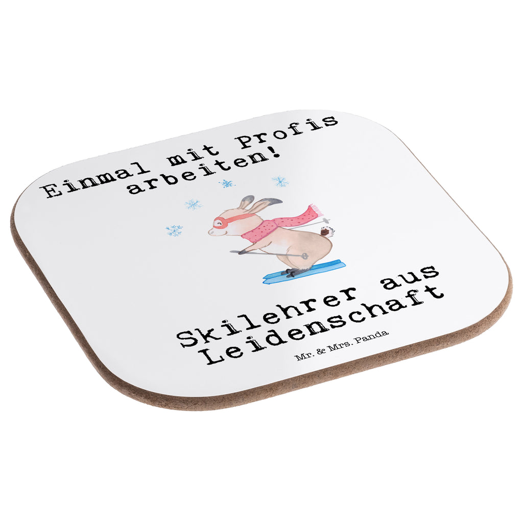 Quadratische Untersetzer Skilehrer aus Leidenschaft Untersetzer, Bierdeckel, Glasuntersetzer, Untersetzer Gläser, Getränkeuntersetzer, Untersetzer aus Holz, Untersetzer für Gläser, Korkuntersetzer, Untersetzer Holz, Holzuntersetzer, Tassen Untersetzer, Untersetzer Design, Beruf, Ausbildung, Jubiläum, Abschied, Rente, Kollege, Kollegin, Geschenk, Schenken, Arbeitskollege, Mitarbeiter, Firma, Danke, Dankeschön