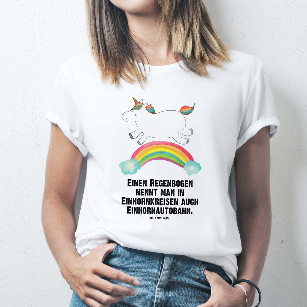 T-Shirt Standard Einhorn Regenbogen T-Shirt, Shirt, Tshirt, Lustiges T-Shirt, T-Shirt mit Spruch, Party, Junggesellenabschied, Jubiläum, Geburstag, Herrn, Damen, Männer, Frauen, Schlafshirt, Nachthemd, Sprüche, Einhorn, Einhörner, Einhorn Deko, Pegasus, Unicorn, Regenbogen, Glitzer, Einhornpower, Erwachsenwerden, Einhornautobahn