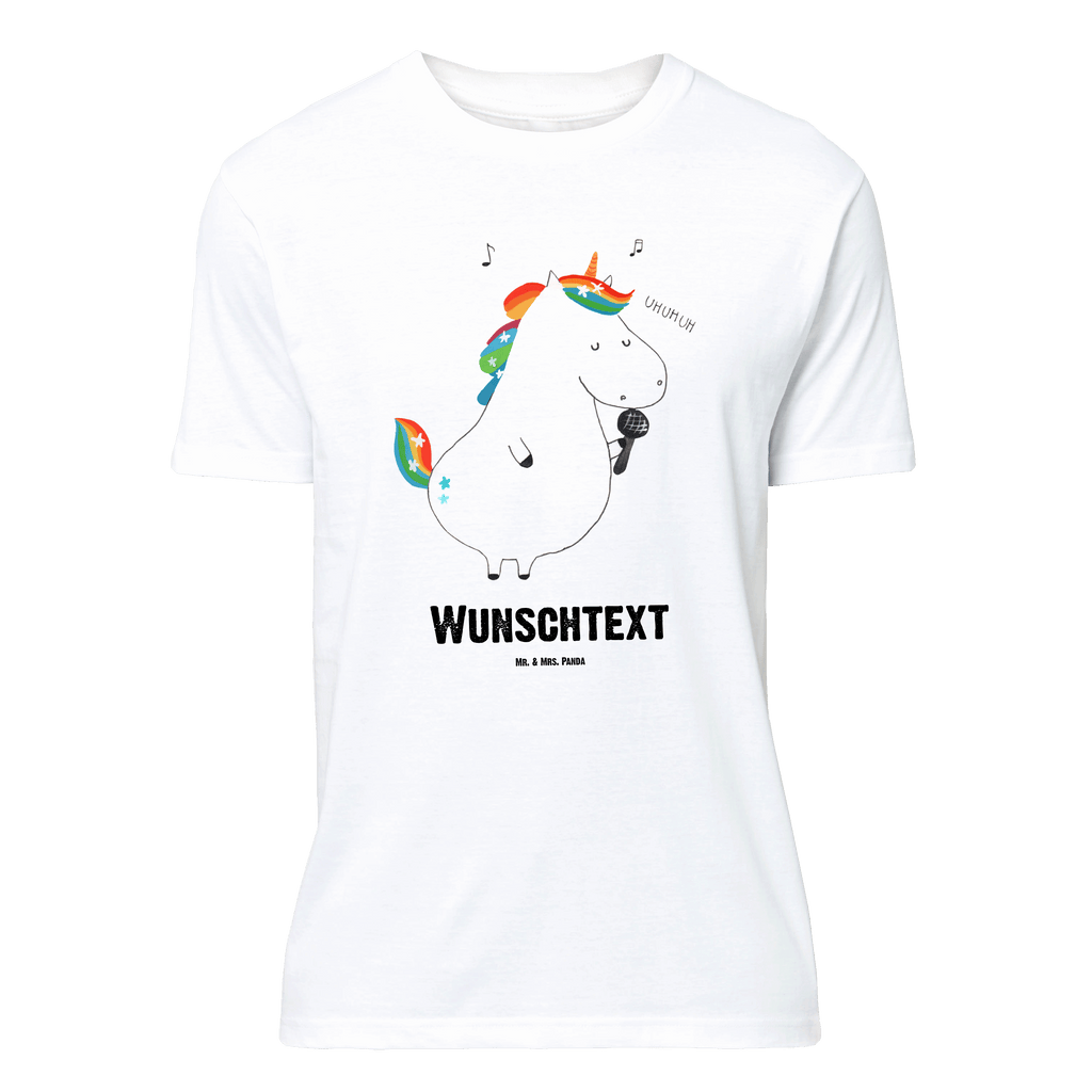 Personalisiertes T-Shirt Einhorn Sänger T-Shirt Personalisiert, T-Shirt mit Namen, T-Shirt mit Aufruck, Männer, Frauen, Einhorn, Einhörner, Einhorn Deko, Pegasus, Unicorn, Glitzer, Konfetti, Party, Geburtstag, Feier, Fest, Disco, Sängerin, Sänger, Freundin