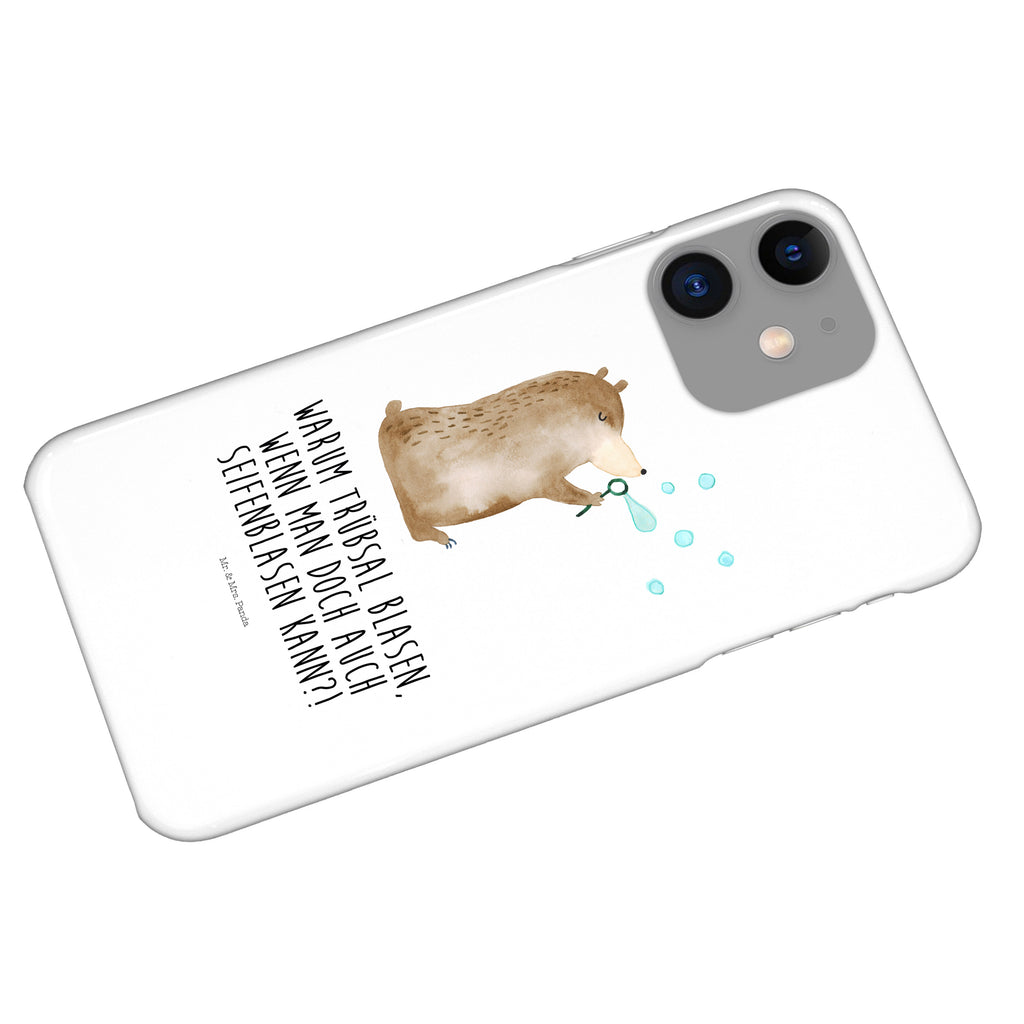 Handyhülle Bär Seifenblasen Handyhülle, Handycover, Cover, Handy, Hülle, Iphone 10, Iphone X, Bär, Teddy, Teddybär, Seifenblasen Bär Lustig Sein Glücklich Traurig Happy