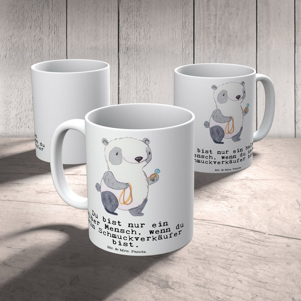 Tasse Schmuckverkäufer mit Herz Tasse, Kaffeetasse, Teetasse, Becher, Kaffeebecher, Teebecher, Keramiktasse, Porzellantasse, Büro Tasse, Geschenk Tasse, Tasse Sprüche, Tasse Motive, Kaffeetassen, Tasse bedrucken, Designer Tasse, Cappuccino Tassen, Schöne Teetassen, Beruf, Ausbildung, Jubiläum, Abschied, Rente, Kollege, Kollegin, Geschenk, Schenken, Arbeitskollege, Mitarbeiter, Firma, Danke, Dankeschön, Schmuckverkäufer, Juwelier, Goldschmied, Schmied, Schmuckwarenhändler, Schmuckgeschäft, Eröffnung