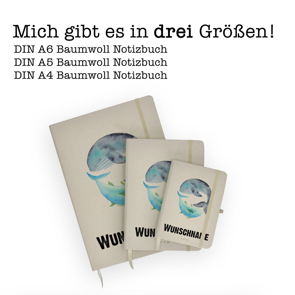 DIN A4 Personalisiertes Notizbuch Walfisch & Thunfisch Personalisiertes Notizbuch, Notizbuch mit Namen, Notizbuch bedrucken, Personalisierung, Namensbuch, Namen, Tiermotive, Gute Laune, lustige Sprüche, Tiere, Wal, Wahl, Tunfisch, Wortwitz lustig, Spruch lustig, Flachwitz, Witz, Spruch des Tages, Flachwitz Geschenk