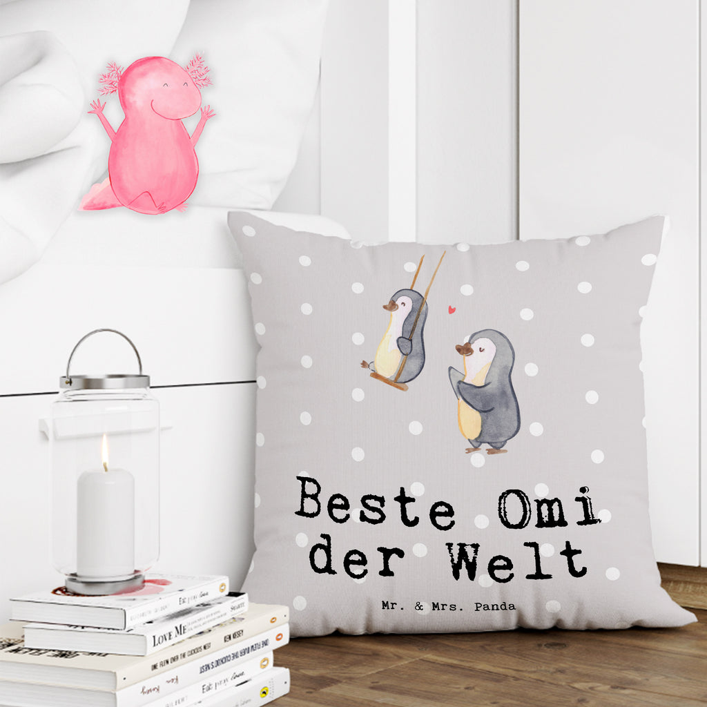 40x40 Kissen Pinguin Beste Omi der Welt Kissenhülle, Kopfkissen, Sofakissen, Dekokissen, Motivkissen, sofakissen, sitzkissen, Kissen, Kissenbezüge, Kissenbezug 40x40, Kissen 40x40, Kissenhülle 40x40, Zierkissen, Couchkissen, Dekokissen Sofa, Sofakissen 40x40, Dekokissen 40x40, Kopfkissen 40x40, Kissen 40x40 Waschbar, für, Dankeschön, Geschenk, Schenken, Geburtstag, Geburtstagsgeschenk, Geschenkidee, Danke, Bedanken, Mitbringsel, Freude machen, Geschenktipp, Großmutter, Oma, Omi, Großpapa, Großmama, Enkel, Enkelin, Enkelkind, Kleinigkeit, Ommi, Omma, Bester