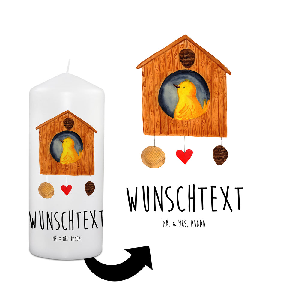 Personalisierte Kerze Vogel Haus Kerze, Taufkerze, Kommunionskerze, Geburtstagskerze, Geschenk Kerze, Taufgeschenk Kerze, Kerze mit Druck, Besondere Kerze, Geschenkidee Kerze, Kerze für Kommunion, kerze personalisiert, personalisierte kerze, personalisierte kerzen, Tiermotive, Gute Laune, lustige Sprüche, Tiere, Vogel, Vögel, Vogelhaus, Vogelhäuschen, Home sweet home, Zuhause, Nest, Eigenheim, Familie, Wohnung, Haus, unser Haus, Lieblingsort, Castle